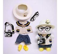 Convient pour les vêtements de poupée tendance de 10 cm, 17 cm (à l'exception des poupées) (appareil photo 6 pièces)