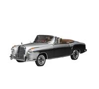 Convient pour Mercedes-Benz 1960 220 SE Sunstar Cabriolet 1:18 Modèle Statique en Alliage Moulé sous Pression Décoration De Maison De Collection(Black)