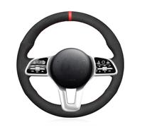 Convient pour Mercedes-Benz Sprinter 2018-2023, Housse de Volant de Voiture Cousue à la Main, Housse de Volant de Voiture Anti-Rayures, Cuir