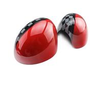 Convient pour Mini Cooper R50 pour R52 pour R53 - Autocollant gauche en plastique - Coque de protection pour rétroviseur latéral (doré) (argenté)