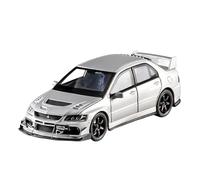 Convient pour Mitsubishi Lancer Evolution Evo IX 9 1:32 Modèle De Voiture en Alliage Moulé sous Pression avec Effets Sonores Et Lumineux(Silver)