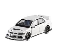 Convient pour Mitsubishi Lancer Evolution Evo IX 9 1:32 Modèle De Voiture en Alliage Moulé sous Pression avec Effets Sonores Et Lumineux(White)