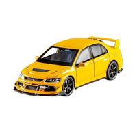 Convient pour Mitsubishi Lancer Evolution Evo IX 9 1:32 Modèle De Voiture en Alliage Moulé sous Pression avec Effets Sonores Et Lumineux(Yellow)