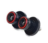 Convient pour MT09 MT-09 MT 09 SP Moto Roue essieu Fourche Crash Protecteur Pad Cadre curseurs(Red-B)