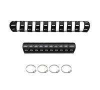 Convient pour Napoleon 450 500 Convient pour Black Flag 500 Tuyau d'échappement de moto Couvercle anti-brûlure Couvercle d'isolation thermique Bouclier Thermique(TYPE-G)