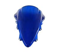 Convient pour Pare-Brise YZFR1 YZF 1000 R1 2007 2008 Pare-Brise Double Bulle Pare-Brise De Moto(Bleu)