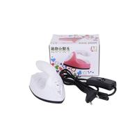Convient pour petit fer à repasser portable - Presse à chaud électrique pratique avec coussin isolant en silicone pour vêtements et linge (B, Royaume-Uni)