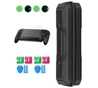Convient pour ROG XBOX Ally/pour ROG XBOX Ally X Console de jeu Portable EVA Étui de transport Sac de rangement Sac de protection avec capuchon de joystick + protecteur d'écran en verre trempé