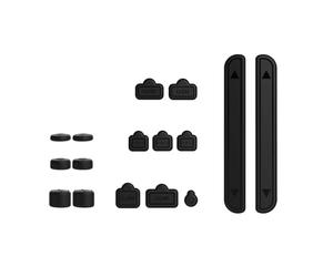 Convient pour Switch 2 Console de Jeu 16 PIÈCES / Ensemble Protecteur de Poussière Bouchons de Port en Silicone Cache-poussière Anti-Rayures+Culbuteurs