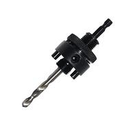 Convient pour trou de 32 à 210 mm - Mandrin SDS 1/4" pour scie cloche avec scie cloche HSS 1/4"