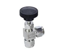 Convient pour tube de compression OD de 3, 6, 8, 10, 12 mm, 1/8", 1/4", 3/8" en acier inoxydable 304 coudé à 90 degrés pour grue d'eau, gaz, huile, propane (6,35 mm)