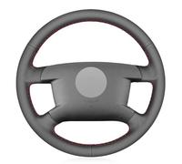 Convient pour Volkswagen VW Transporter T5 2003-2009, Housse de Volant avec Couture, Housse de Volant de Voiture Noire, enveloppe en Cuir de Volant, Accessoires de Voiture