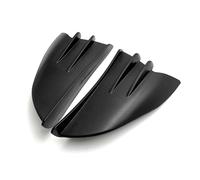 Convient pour Yamaha MT07 MT09 MT03 MT25 MT125 MT-07 MT-09 aileron d'aileron latéral aérodynamique de Moto Toutes Saisons Pare-Chocs Avant,Lame de Pare-Chocs Avant(Black)