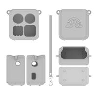 Convient pour Yoto Mini, étui de Protection en Silicone pour Lecteur Audio, Housse Anti-poussière avec Cordon et Accessoires (Gris)