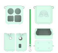 Convient pour Yoto Mini, étui de Protection en Silicone pour Lecteur Audio, Housse Anti-poussière avec Cordon et Accessoires (Vert)