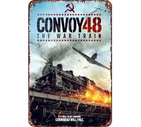 Convoy 48 The War Train - Affiche décorative en métal pour salon, café - 30,5 x 20,3 cm