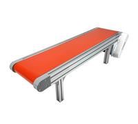 Convoyeur à courroie en PVC à vitesse réglable - Machine de transport de bureau compacte 5 x 100 cm pour une manipulation efficace des chaînes de montage industrielles