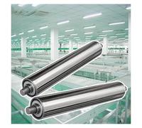 Convoyeur a rouleau Lot de 2 rouleaux de convoyeur en acier, 40 36 24 20 18 17 16 12 10 8 6 4 pouces, rouleau industriel sans puissance pour le travail du bois/usines/tondeuses, pièce de rechange pour