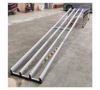 Convoyeur à Rouleaux léger Non motorisé - Glissières en Plastique ABS 30/40/50 cm pour entrepôts, livraisons et déchargements, Rouleaux argentés durables pour des opérations de manutention e