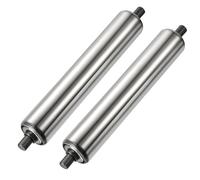 Convoyeur à rouleaux multifonction en acier inoxydable - Rouleaux de rechange de 32 mm de diamètre pour remorques de bateau, tondeuses à gazon et plus encore, 150 mm de long, solution durable et