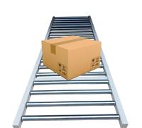 Convoyeur pliable portable de 90 cm - Glissières réglables légères de 30 à 61 cm pour un chargement et un déchargement faciles - Solution idéale pour la manutention de matériaux pour l'entre