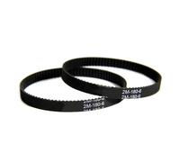 Convoyeur Synchrone Pièce Rechange Pour Aspirateur 2 Pièces Courroie D'entraînement De Synchronisation 2M-180-6 Périmètre 180mm Largeur 6mm Dents 90 Courroie Trapézoïdale Multizone
