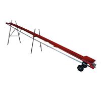 Convoyeur tapis d'évacuation à moteur électrique 230 V - Stationnaire - 7,5 m - Idéal pour bois de chauffage Torros HTB75E
