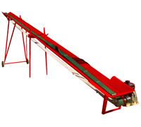 Convoyeur tapis d'évacuation à moteur thermique essence 2,5ch - 7,5 m - Idéal pour bois de chauffage Stattos HTB75
