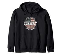 Conway Arkansas, Drapeau américain Vintage Sweat à Capuche