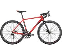 CONWAY Gravel "GRV 3.0" Mod. 22, Diamant, 28", rouge métallisé / noir métallisé, 18-Gang SHIMANO "Sora" , 53cm