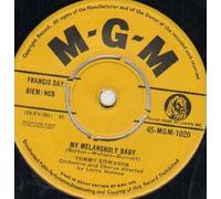 CONWAY TWITTY - MY MELANCHOLY BABY / IT'S ONLY THE GOOD TIMES - 7 inch vinyl / 45