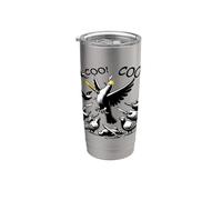 Coo! Coo! Pidgeon King est renversé dans un coup d'état. Gobelet isotherme en acier inoxydable double paroi
