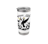 Coo! Coo! Pidgeon King est renversé dans un coup d'état. Gobelet isotherme en acier inoxydable double paroi