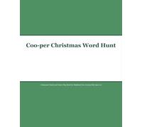 Coo-per Christmas Word Hunt: A Beginner Puzzle and Letter-Play Book for Highland-Cow-Loving Kids Ages 6-9
