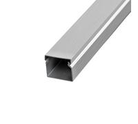 Cooalinar Goulotte CarréE,Goulotte Passe Cable Sol,Cache Fil Electrique,Cache-CâBle Auto-AdhéSif,Goulotte Electrique Exterieur,Goulotte Passe Cable en Alliage D'Aluminium,Protéger Les câbles