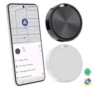 CooAoo Lot de 2 trackers Android compatibles avec Google Mes appareils (uniquement Android) Smart Tag Android Tracker Key Finder pour sacs et valises, clés, bagages