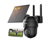COOAU 4G AOV Camera Surveillance Exterieur sans Fil avec Carte SIM, Enregistrement continu 24/7, Panneau Solaire 8W & 10000mAh Batterie, 2K UHD 360° PTZ, Suivi Auto, détection Jusqu’à 30 m, IP66
