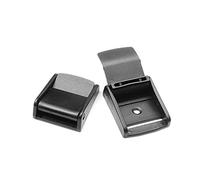 Coobigo 5pcs 1-1/4 (32mm) Webbing Cam Buckles Plastic Black Toggle Clip Backpack Straps FLC011-A2 by