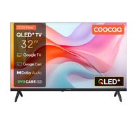Coocaa TV QLED 40 pouces (101 cm) Smart TV FHD Google TV, HDR10, Dolby Audio, Bluetooth 5.1, Eye Care (faible lumière bleue), Chromecast intégré, triple tuner DVB-T2/C/S2, CI+, modèle 40CGQG41Z (2026)