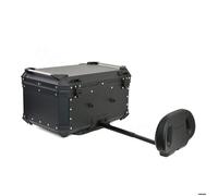 Coocase Aluminium Boîte Supérieure X1 Noire 65L Plaque Universelle et Dossier Réglable 549070Q