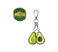 coocazoo Colour Up Kit pendentif & patch velcro pour sac à dos d'écolier Mate, Joker & Porter, motif & pendentif, interchangeable et individuel, à partir de la 3e classe, Avocabros - Vert, m, Ensemble