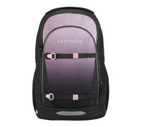 Coocazoo Every Sac à dos d'écolier ergonomique et réglable en hauteur avec sangle de poitrine et ceinture abdominale, Rose Shadows - Noir/rose, Rose Shadows