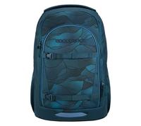 Coocazoo Sac à dos Every — ergonomique, réglable en hauteur, sangle de poitrine — Crystal Waves Bleu