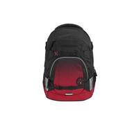Coocazoo MATE - Cartable - polyester - noir, rouge - feu flamboyant