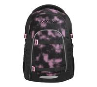 Coocazoo Mate Sac à dos d'écolier ergonomique et réglable en hauteur et en taille avec sangle de poitrine et ceinture abdominale, Pink Illusion - Noir/Rose, Illusion rose