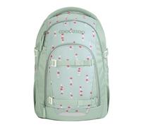 Coocazoo Mate Sac à dos d'écolier ergonomique et réglable en hauteur et en taille avec sangle de poitrine et ceinture abdominale, Dancing Dots - Menthe, Dancing Dots