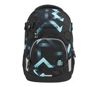 Coocazoo MATE Sac à dos d'écolier, ergonomique et réglable, hauteur et taille, avec sangle de poitrine et ceinture abdominale, léger et individuel, à partir de la 3e classe, Laser Lights, taille