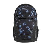 coocazoo Porter Sac à Dos d'écolier, Ergonomique et réglable, Hauteur et Taille, avec Sangle de Poitrine et Ceinture Abdominale, léger et Individuel, à partir de la 3e Classe, Midnight Dust - Noir