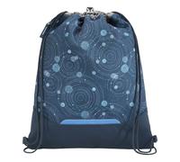 coocazoo Sac de gym avec poche zippée et cordon de serrage, éléments réfléchissants, boucle de fixation pour sac à dos d'écolier, 10 litres, 3ème classe, Blue Orbit - Bleu, Blue Orbit