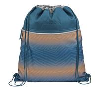 coocazoo Sac de gym avec poche zippée et cordon de serrage, éléments réfléchissants, passants pour fixation au sac à dos d'écolier, 10 litres, à partir de la 3e classe, Pacific Tribes, Sac de gym